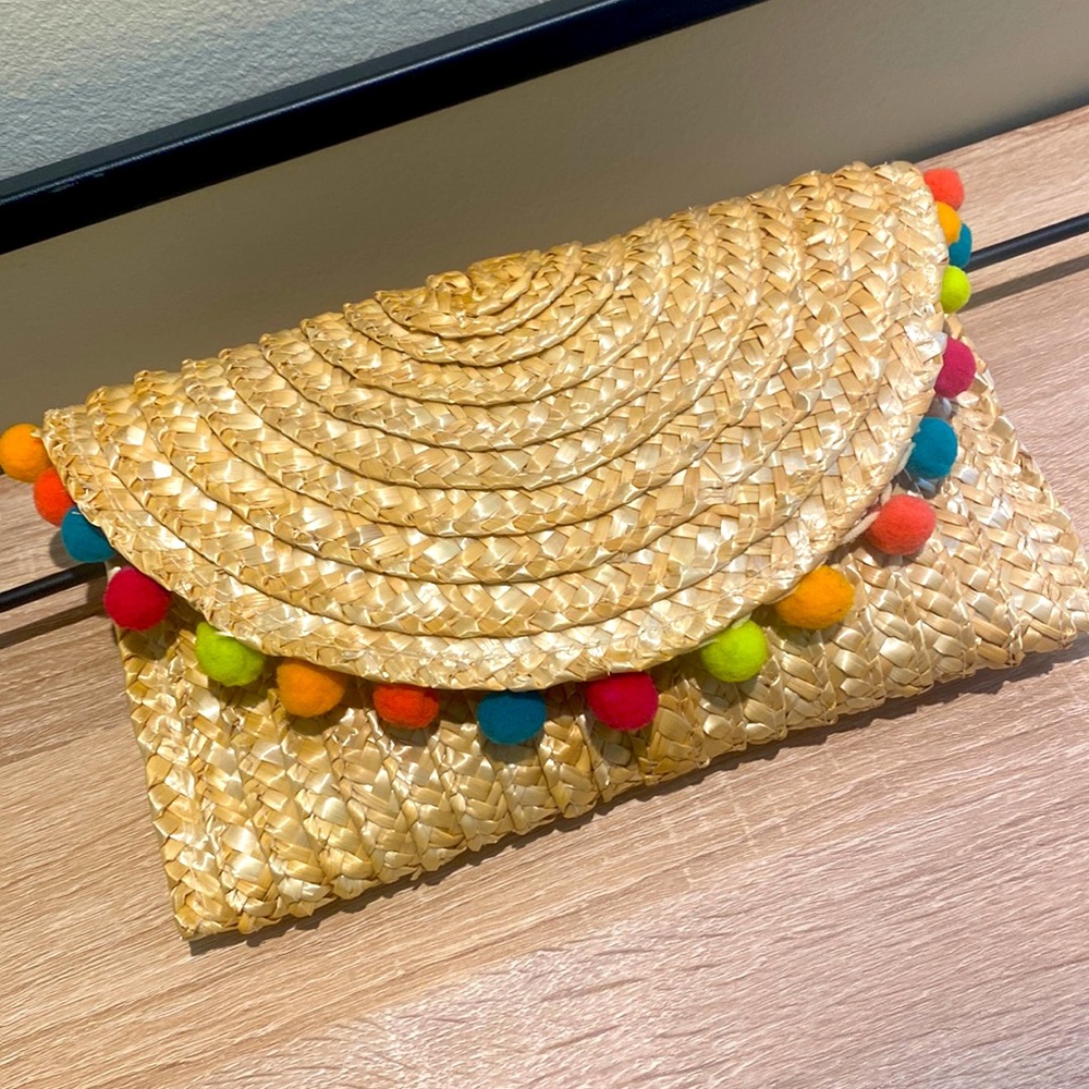 Straw Handbag Clutch by Chantecaille
